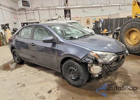 2016 Toyota Corolla L z USA, uszkodzony, nr VIN 2T1BURHEXGC669569